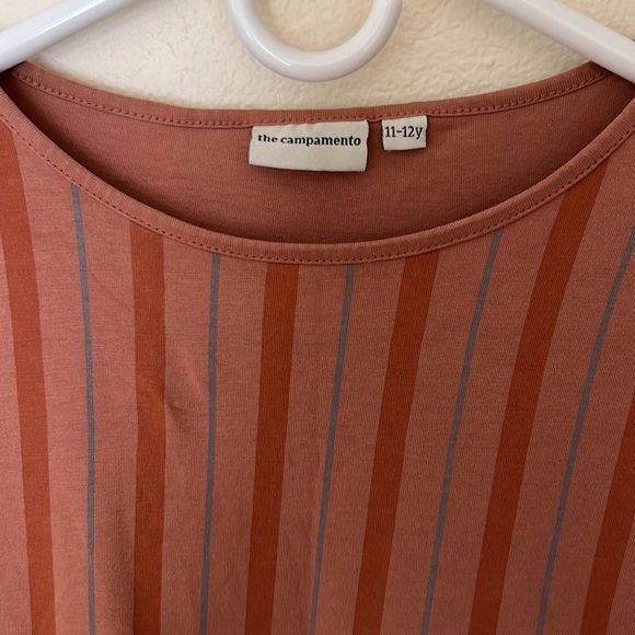 The Campamento striped jersey maxi dress in size 11-12 years - Picture 2 of 3